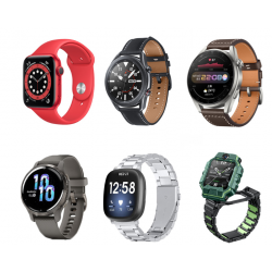 Electronic components in wearable smart watches